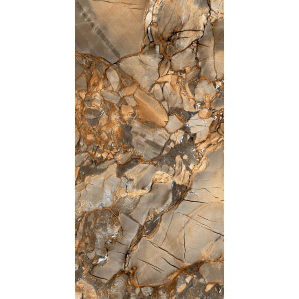 Sonex Tiles Dakota Brown High Glossy 60x120