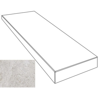 Gardenia Orchidea Esedra 2.0 76101 Gradone Angolare Sx Bianco 32x80