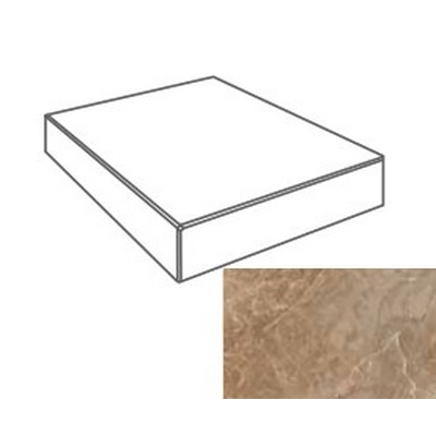 Versace Marble 240577 Angolare Gradone Marrone Lap 32.5x32.5