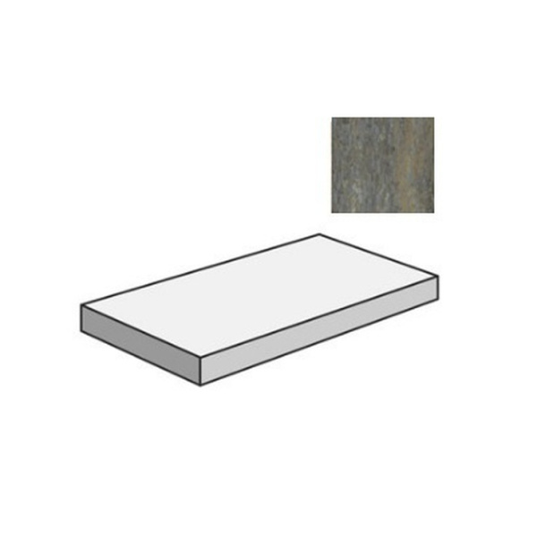 Sant Agostino Unionstone 2 CSAGDSER12 Gradone Angolare Dx Serpentino 33x120