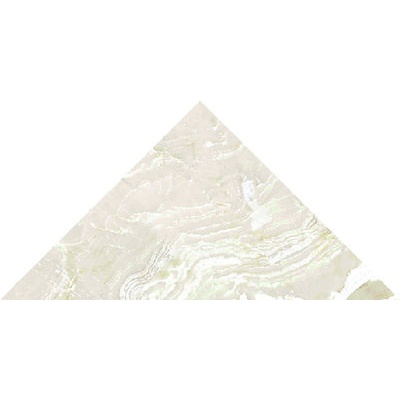 Monopole Ceramica Petra Треугольник Silver Brillo Bisel 15x15x21