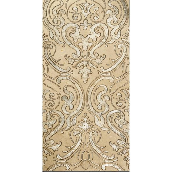 Petra Antiqua Acqueforti tiles Haral Fondo Oro/Decoro Biancone 30,5x60