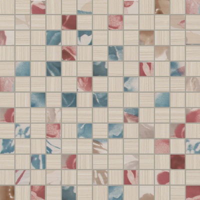 Articer Variety 1046642 Mosaico Fiori Sabbia 30.5x30.5