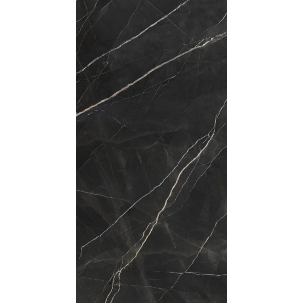 Venux Surface Calacatta Black Gloss Polished 6mm 160x320 - керамическая плитка и керамогранит