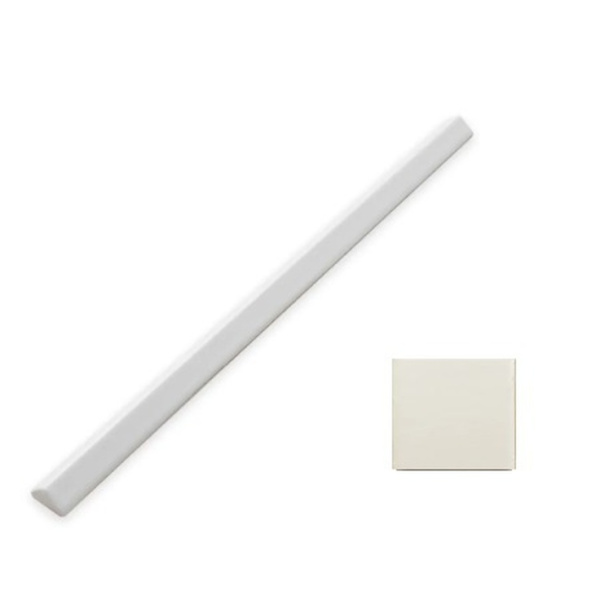 WOW Skin 136624 Edge White Matt 0,8x12,5