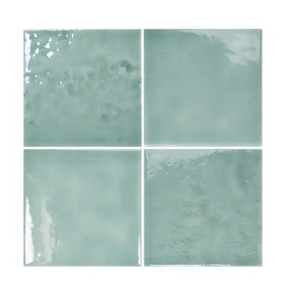 WOW Terre 138762 Turquoise Gloss 11,6x11,6 - керамическая плитка и керамогранит
