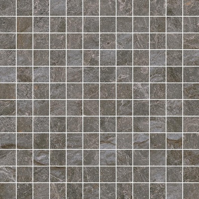 Monocibec Ceramiche Dolomite 95615 Grey Mosaico 2.5x2.5 Su Rete 30x30