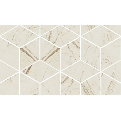 Versace Marble Mosaico T3-3D Bianco 240831 29.1x17