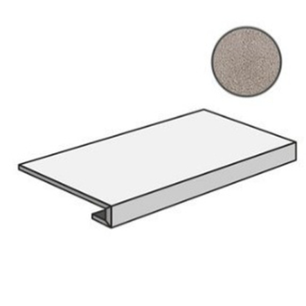 Sant Agostino Set CSAGSCGR90 Gradone Concrete Grey 33x90