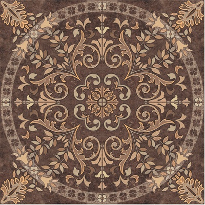 Cersanit Pompei PY6R114 Коричневое 84x84