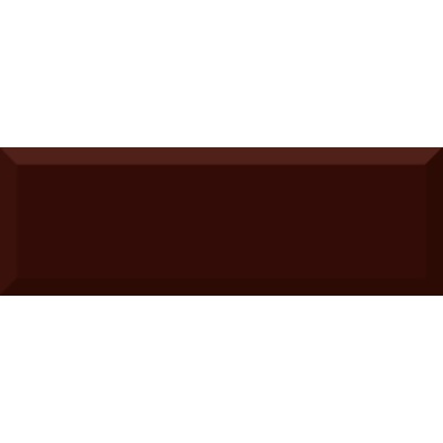 Absolut Keramika Coffee Beans Monocolor Biselado Brillo Marron 10x30