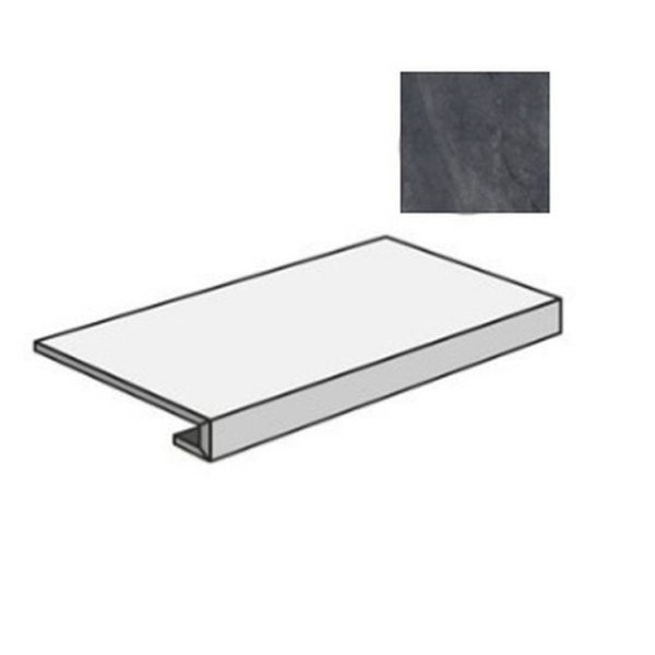 Sant Agostino Bergstone CSAGRBBL12 Gradone Black 33x120