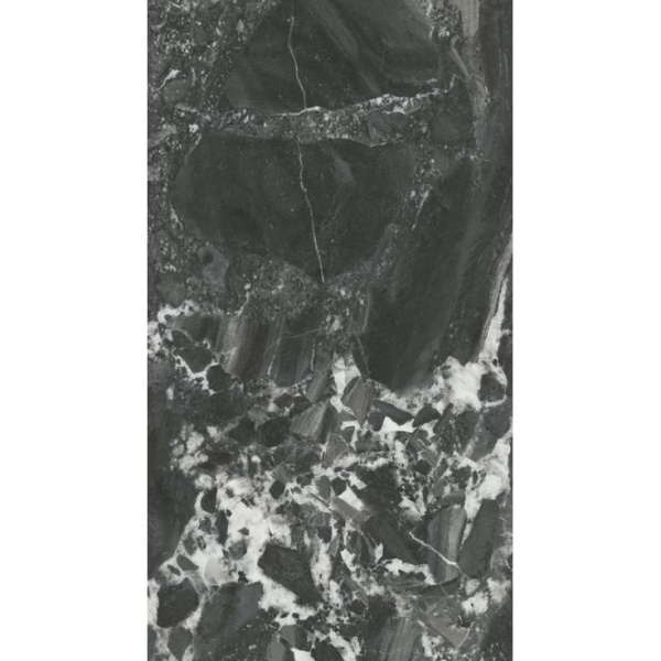 Kerama Marazzi Риальто 48007R Чёрная Глянцевая Обрезная 40x80