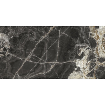 Stone Ultra Marmi Onice Nero Lucidato Shiny Onix 150x300