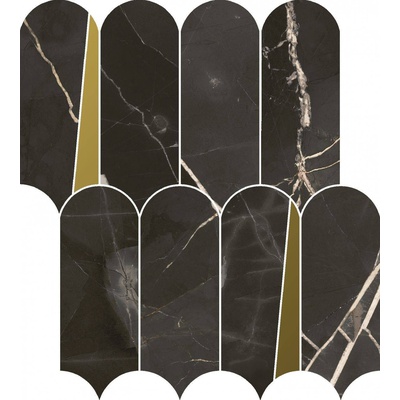 Italon Stellaris 620110000235 Absolut Black Elegant 32,5x36,1 - керамическая плитка и керамогранит