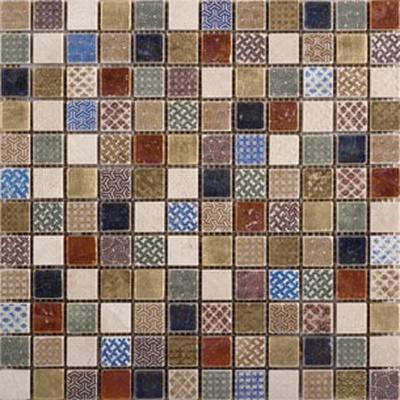 L`antic colonial Mosaicos Ancient Bath 30.5x30.5