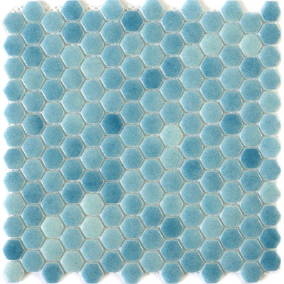 Natural mosaic Steppa STP-BL023-HEX Sky 30x30