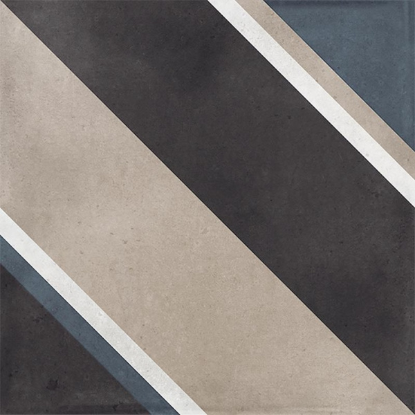 La Fabbrica Ceramiche Small 180233 Trend Diagonal Black 10x10