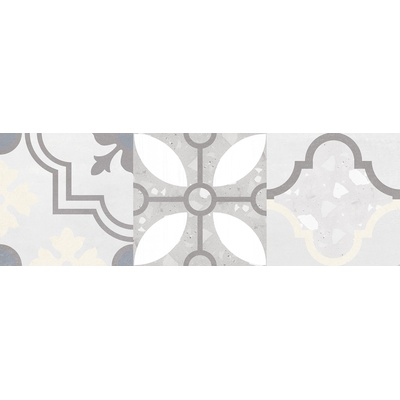 Laparet Cement Серый узор-2 25x75