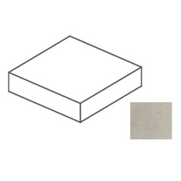 Impronta italgraniti I Cementi FL03L882AA Flax Elemento L Angolare 20mm 80x80x6,5