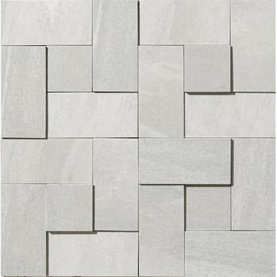 Apavisa Materia 8431940252426 White Natural Mosaic Brick 29.75x29.75