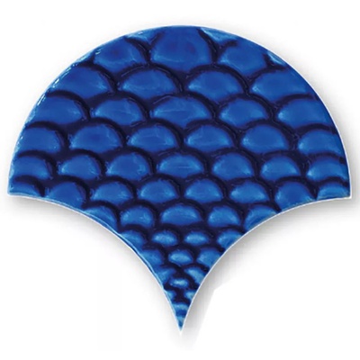 Maritima Ceramics Escama Relieve Azul Marino 14x16