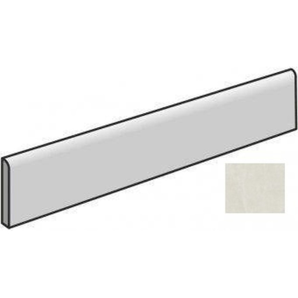 Atlas Concorde Russia Rinascente Resin 610130007547 White Battiscopa 7,2x60