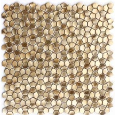 Moreroom Stone Stamping S064 Aluminum Gold 30,5x30,5 - керамическая плитка и керамогранит