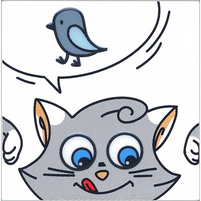 Kerama Marazzi Кошки мышки NT\A134\5009 Птичка 20x20