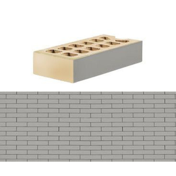 Malpesa Glazed bricks Кирпич обл. Gray 24x11,5