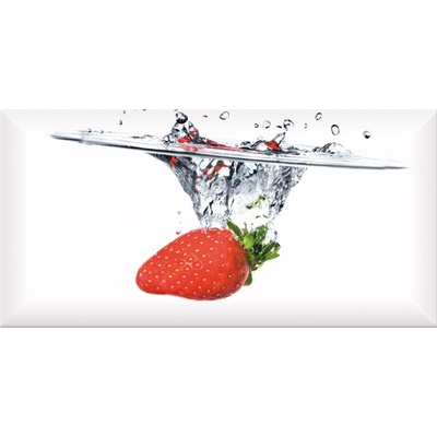 Absolut Keramika Monocolor Decor Fresh Strawberry 10x20
