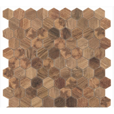 Vidrepur Hex Woods № 4700 (на сетке) 30,7x31,7 - керамическая плитка и керамогранит