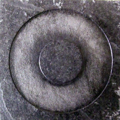 Petra Antiqua Acqueforti tiles Black Ring Slate Graphite/Makrame 10x10