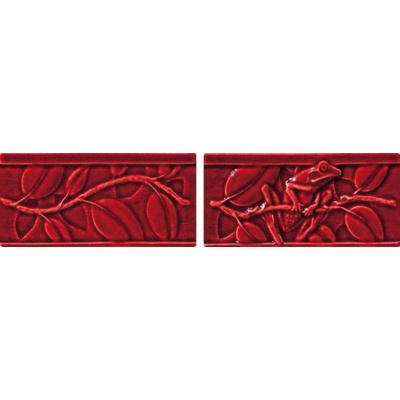 Settecento The Traditional Style 30512 Frog A-B Burgundy Listello 7,5x15