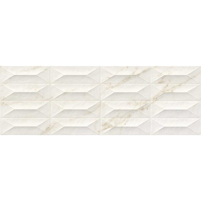 Marazzi Marbleplay Wall M4PF Ivory Struttura Gem 3D Rett. 30x90
