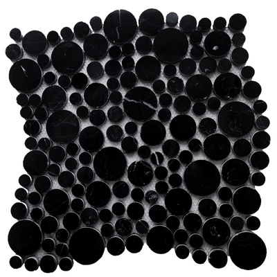 Caramelle Pietrine 7 мм Nero oriente bolli глянцевая 27.8x27.8