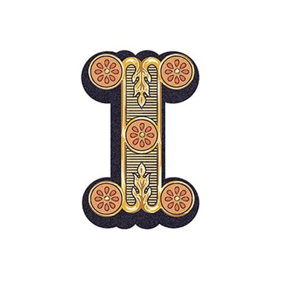 Versace Alphabet 48948 Lettera Bianca I 14,5x19,4