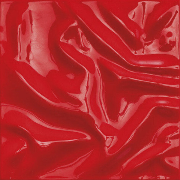 Iris Ceramica Diesel Vynil 563309 Red glossy 20x20