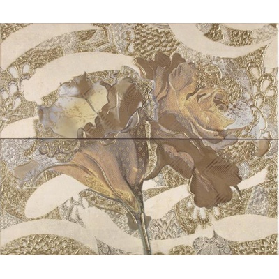 Latina ceramica Arosa 53964 Frades Conjunto Floral Beige 60x50