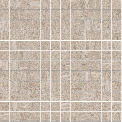 Monocibec Ceramiche Crest 86245 Sand Mosaico Mosaico 2.5x2.5 Su Rete 30x30