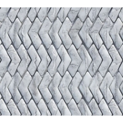 Stone China Mosaic Warm Grey Light Grey Nat 29.5x28.8