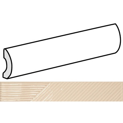 Equipe Fragments 23905 Pencil Bullnose Beige 3x20
