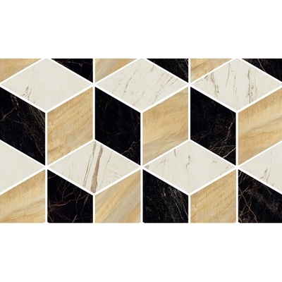 Versace Marble 240840 T3-3D Nero/Oro/Bianco 29.1x17