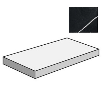 Atlas Concorde Russia Forte Dei Marmi 620070002427 Elegant Black Scal Ang Dx Rett 33x80