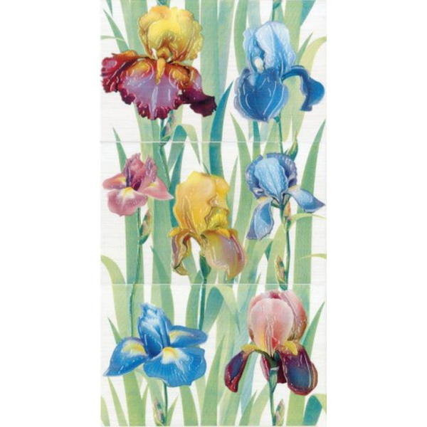 М- Квадрат Fiori 377017 Ирисы 40x75