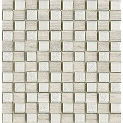 L`antic colonial Mosaicos Time Text Silver Wood 29.5x28.5