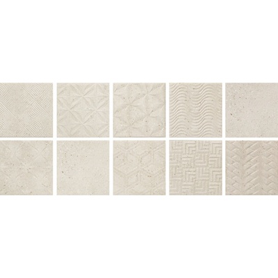 Baldocer Asphalt Off White 15x15