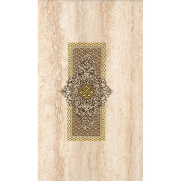 М- Квадрат Травертин 340761 Бежевый 25x40