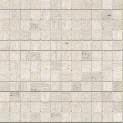 Monocibec Ceramiche Woodtime 89528 Abete Bianco Mosaico Grip Su Rete 30x30