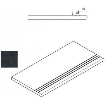 Italon Materia 620040000067 Titanio Round Grip 30x60